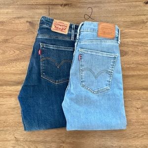 Levi’s jeans both size W26 L30